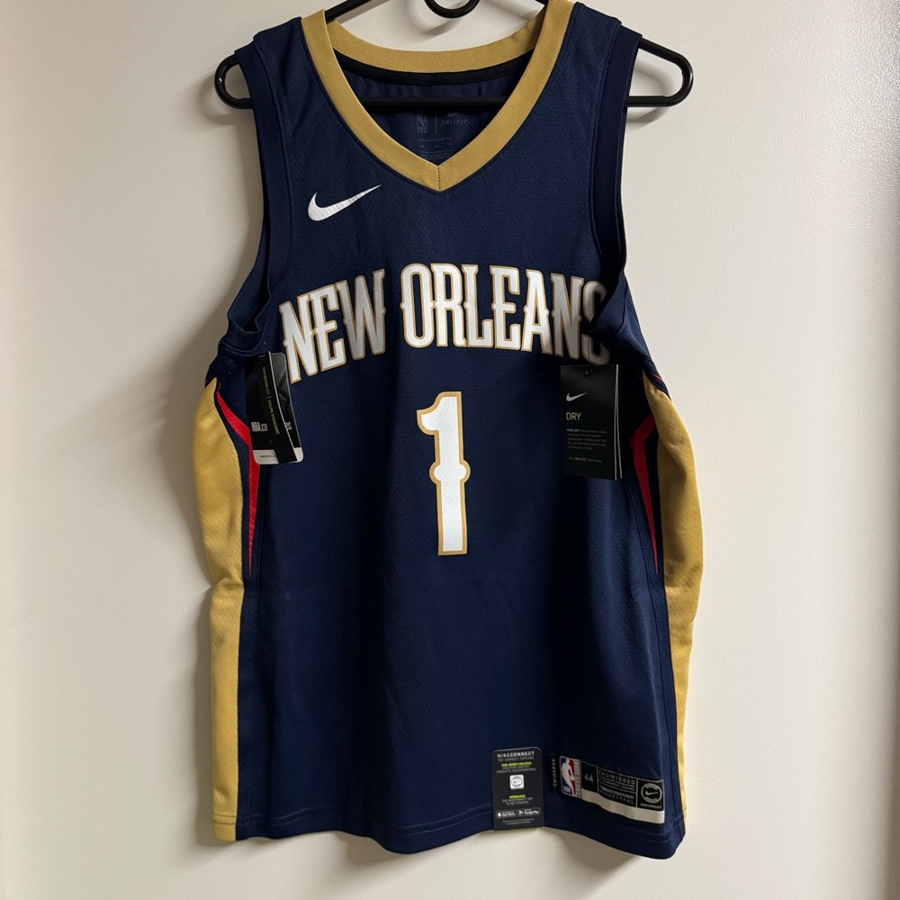 Nike 2020-21 Zion Williamson New Orleans Pelicans Home Swingman Jersey